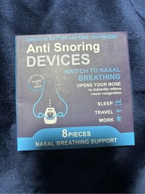 Nasal Dilators for Sleeping,Anti Nose Clip to Ensure Deep Sleep (White & 8PCS)
